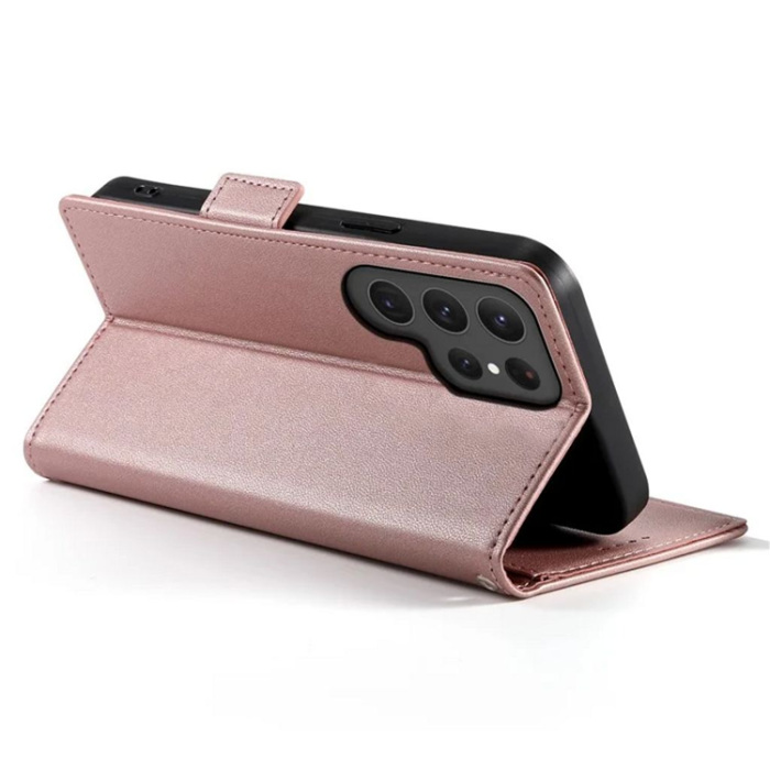 OEM - Galaxy S25 Ultra Plånboksfodral - Rosa Guld