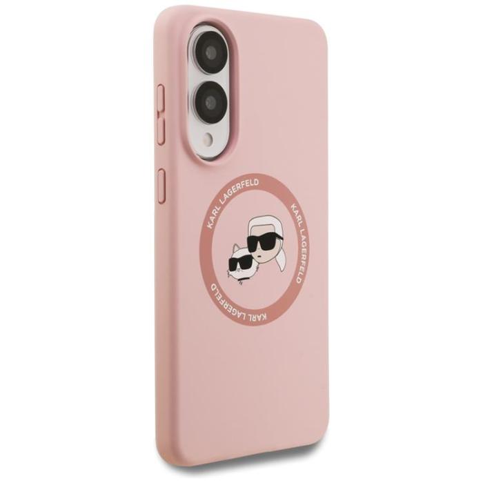 KARL LAGERFELD - Karl Lagerfeld Galaxy S25 Edge Mobilskal MagSafe Silikon Heads & Circle