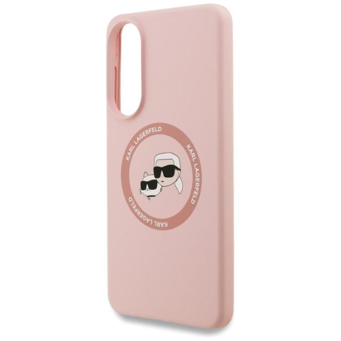 KARL LAGERFELD - Karl Lagerfeld Galaxy S25 Edge Mobilskal MagSafe Silikon Heads & Circle