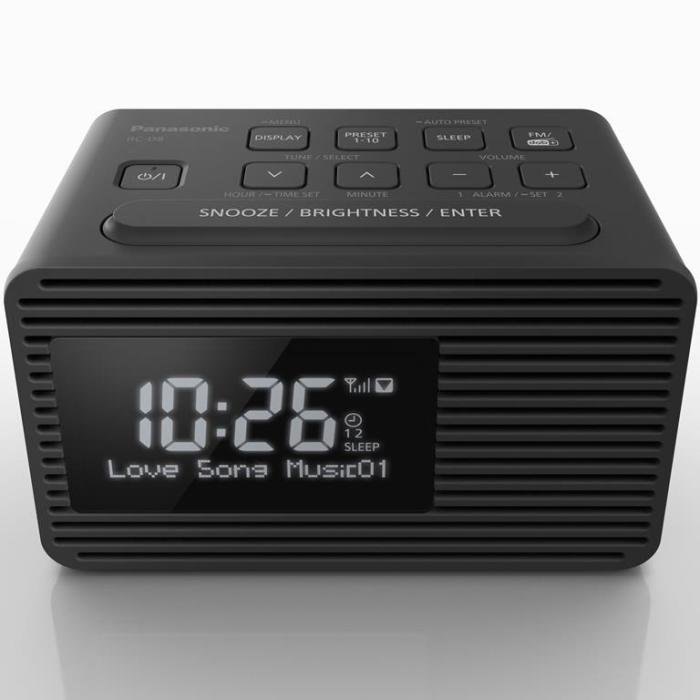 Panasonic - PANASONIC Klockradio DAB+/USB
