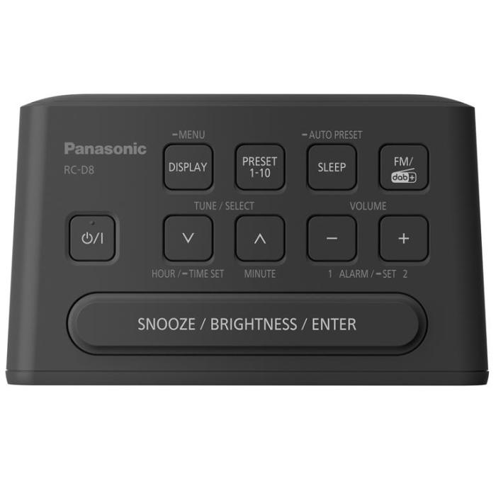 Panasonic - PANASONIC Klockradio DAB+/USB
