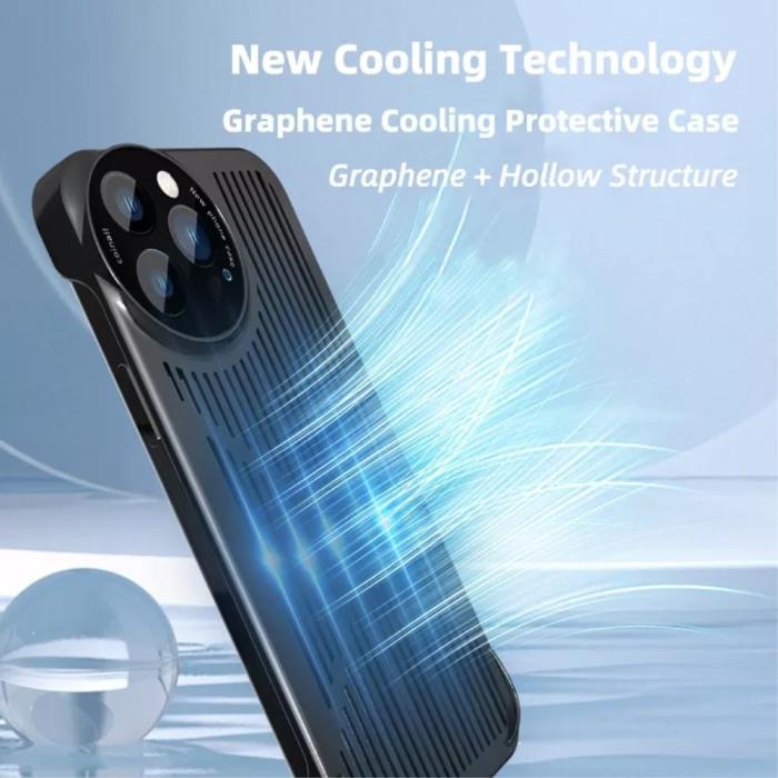 OEM - iPhone 12 Pro Skal Graphene Heat Dissipation - Rosa