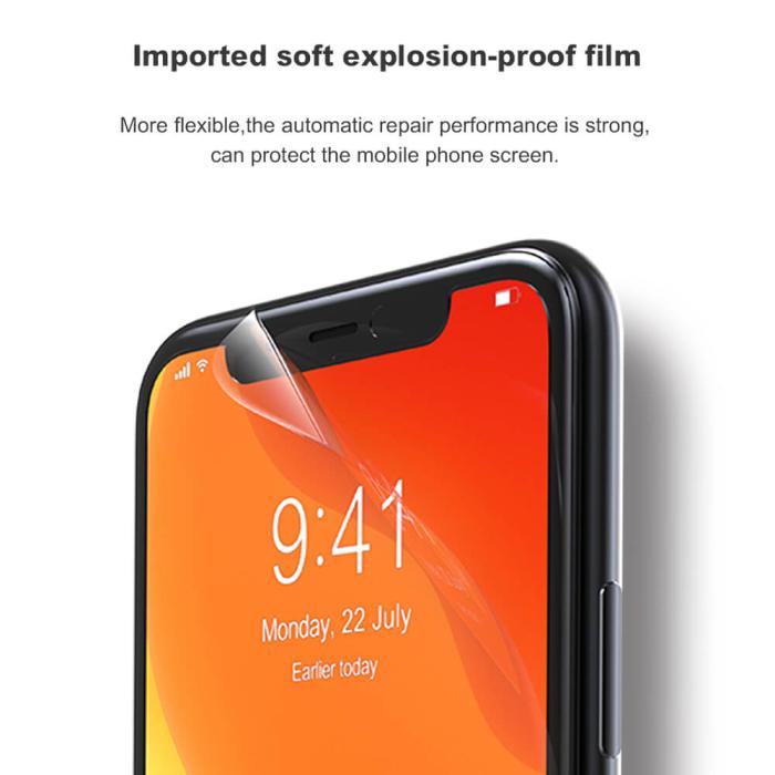 Boom of Sweden - BOOM iPhone 14 Pro Max Skärmskydd Fram Slitstark och självläkande film