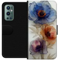 iSecrets - Pl&aring;nboksfodral till OnePlus 9 Pro med Silkesblommor