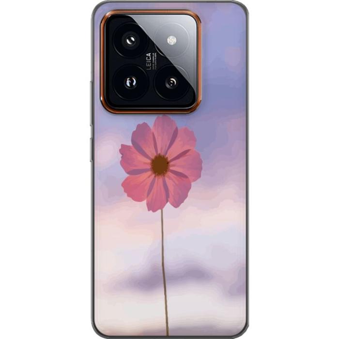 iSecrets - Mobilskal till Xiaomi 14 Pro med Rosa blomma