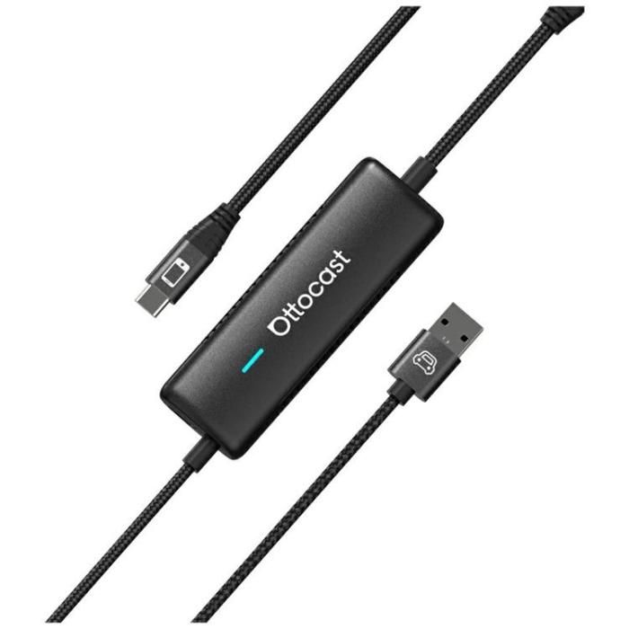 Ottocast - Ottocast Mirror Touch CarPlay Biladapter CA450-T - Svart