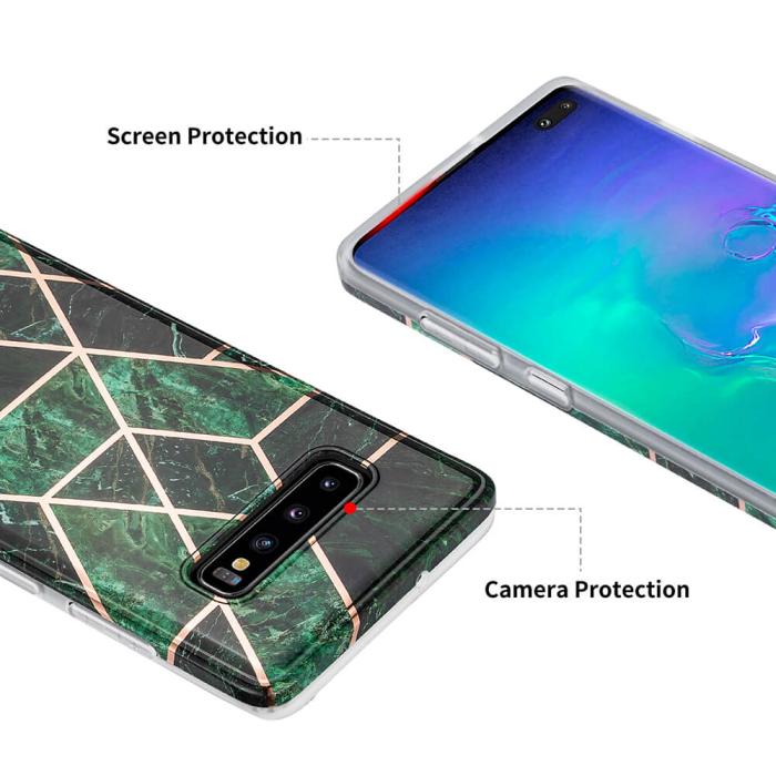 Boom of Sweden - BOOM - Grid skal Galaxy S10 Plus - Svart Marmor