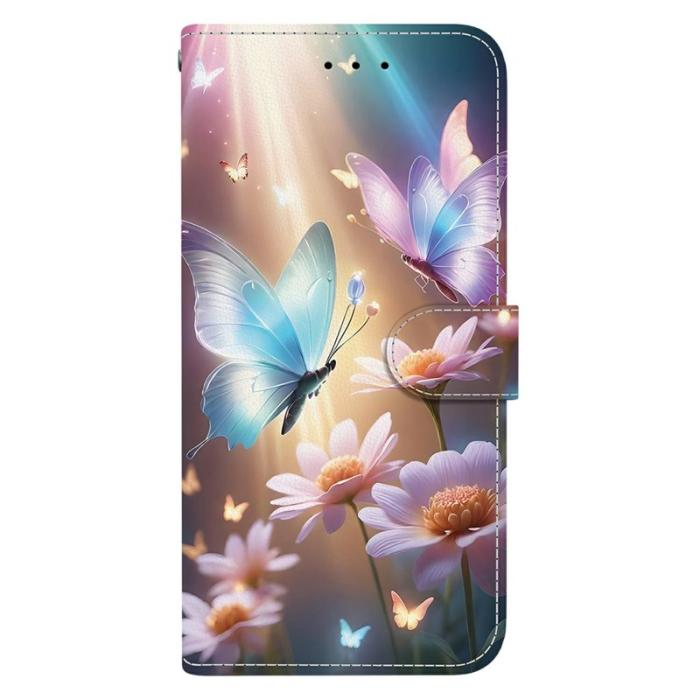 OEM - Samsung Galaxy S26 / S26 Pro Plånboksfodral Konstläder - Fjäril Blommig