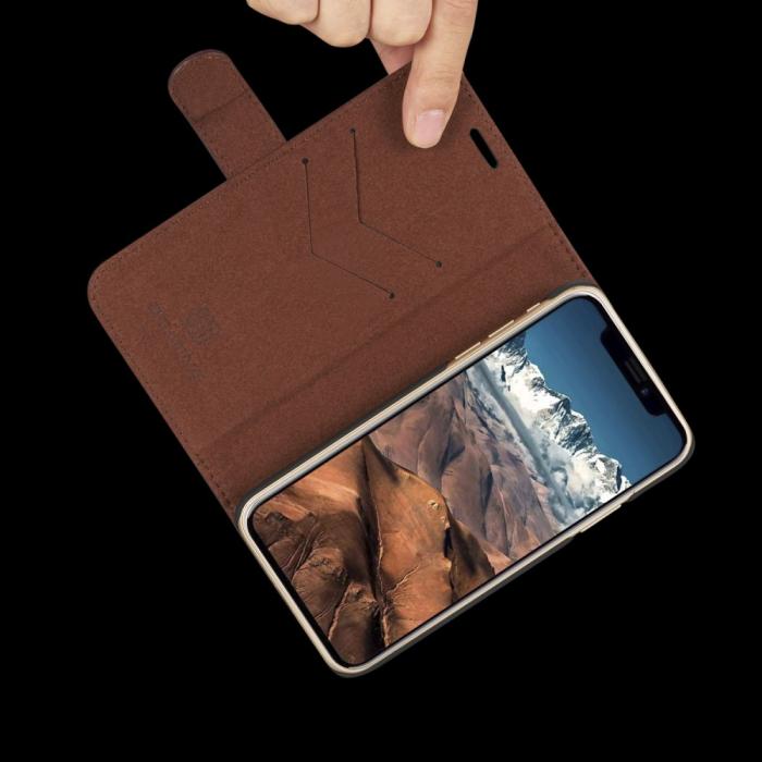 UTGATT1 - DG.MING Detachable Plånboksfodral till iPhone XS / X - Coffee