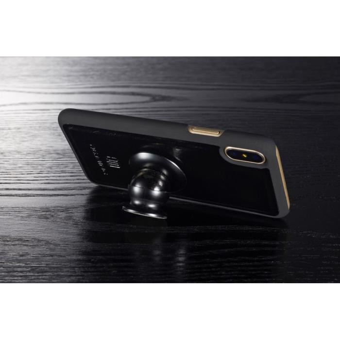 UTGATT5 - DG.MING Detachable Plånboksfodral till iPhone XS / X - Svart