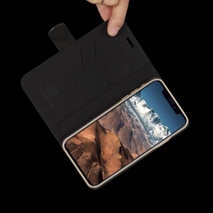 UTGATT5 - DG.MING Detachable Plånboksfodral till iPhone XS / X - Svart