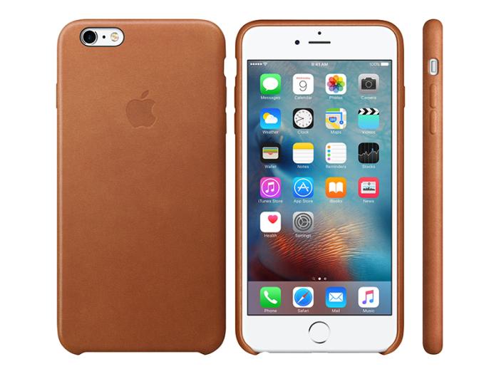 UTGATT5 - APPLE LEATHER CASE IPHONE 6S PLUS SADDLE BROWN