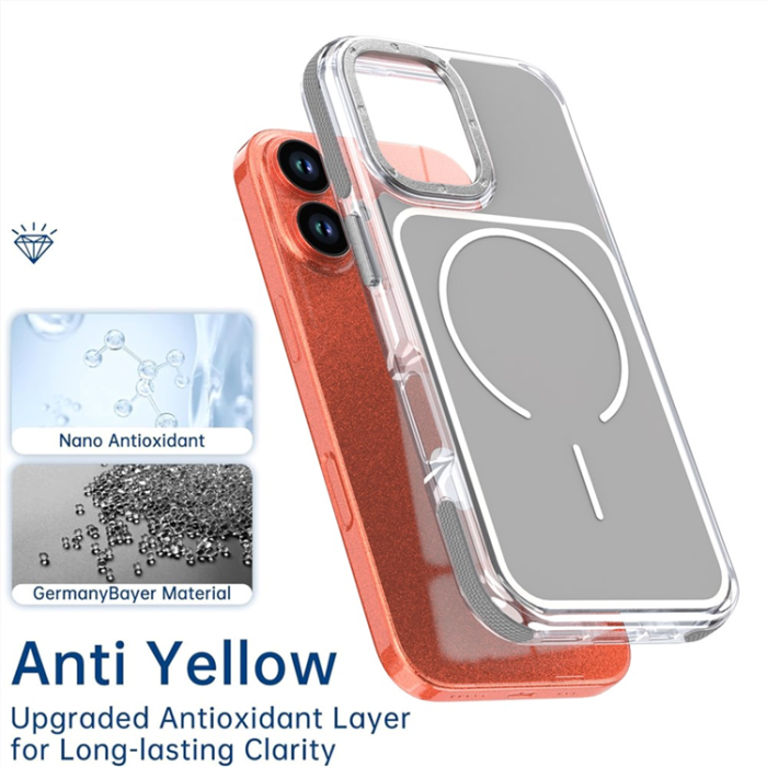 A-One Brand - iPhone 17 Mobilskal MagSafe Dual Färg Shockproof