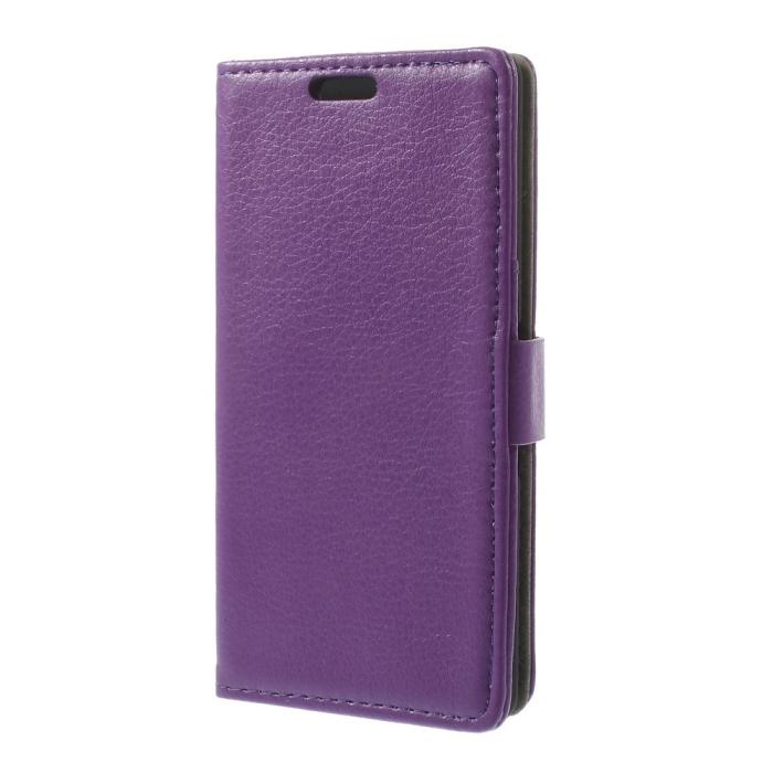 OEM - Lychee Plånboksfodral till Sony Xperia E3 - Lila