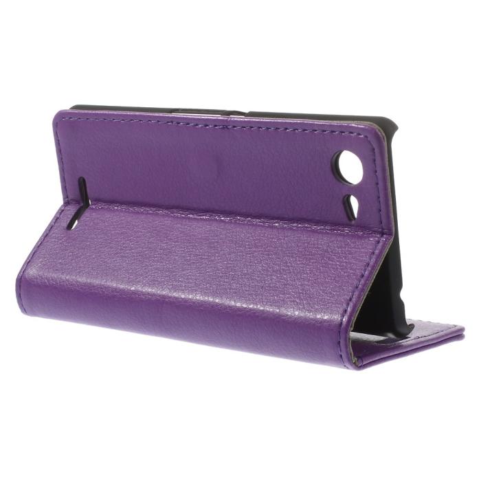 OEM - Lychee Plånboksfodral till Sony Xperia E3 - Lila
