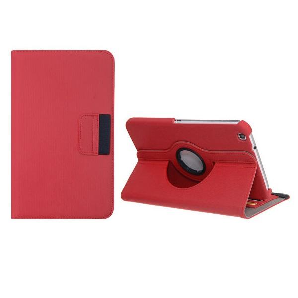 Denim Rotating Armour Fodral till Samsung Galaxy Tab 3 7.0 (Röd) | 2353 | AlltMobil