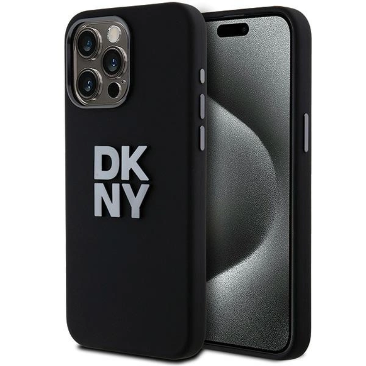 DKNY iPhone 15 Pro Max Mobilskal Liquid Silikon Metal Logo | 2353 | AlltMobil