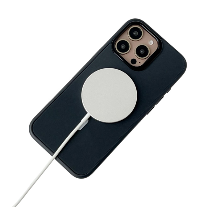 A-One Brand - iPhone 14 Pro Mobilskal MagSafe 4 Colors NFC DIY Smart E-Ink - Svart