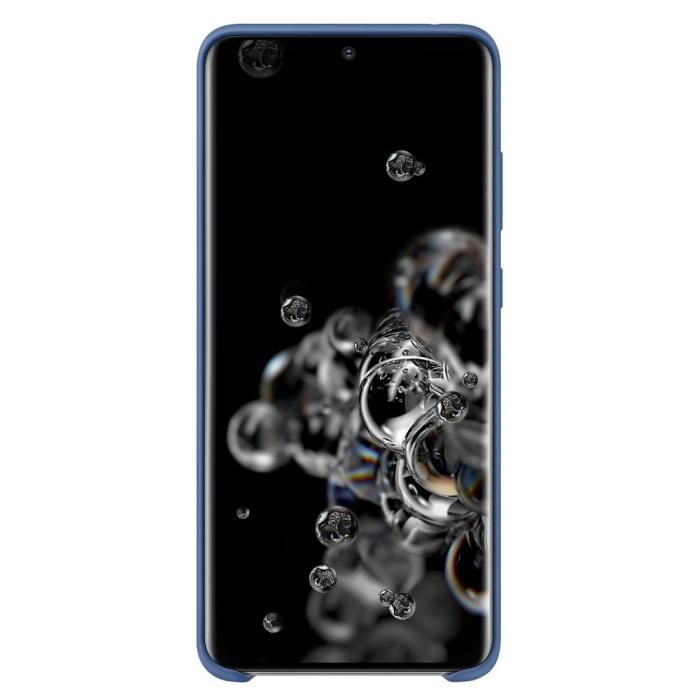 UTGATT1 - Silicone case skal Galaxy S20 Ultra - Mörk Blå