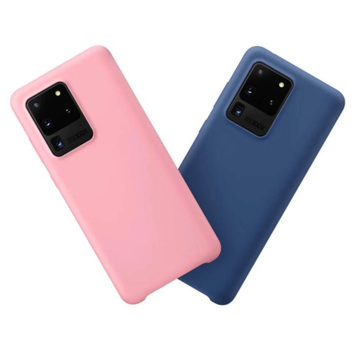 UTGATT1 - Silicone case skal Galaxy S20 Ultra Röd