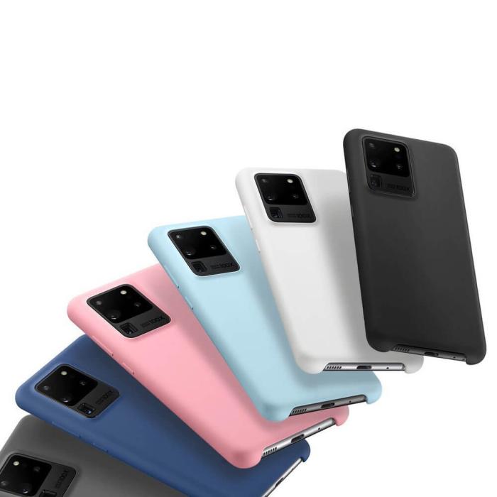 UTGATT1 - Silicone case skal Galaxy S20 Ultra Röd