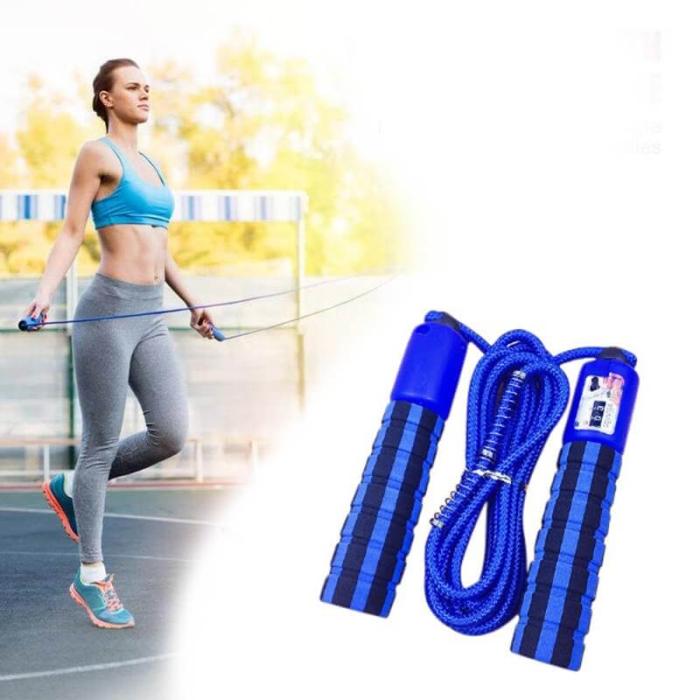 UTGATT5 - Skipping rope med a jump counter fitness crossfit Röd