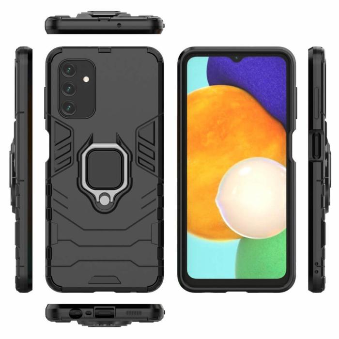 A-One Brand - Kickstand Skal till Samsung Galaxy A13 4G - Svart