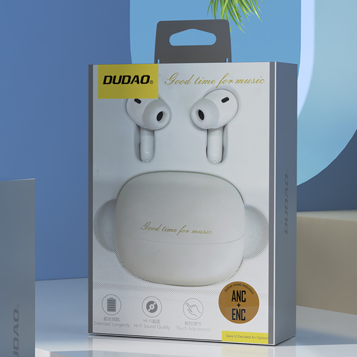 Dudao - Dudao TWS In-Ear Trådlösa Hörlurar Bluetooth ANC ENC U21