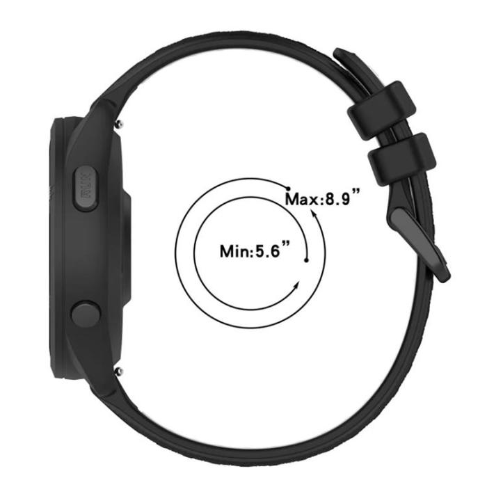 Taltech - Galaxy Watch 6 Classic (47mm) Armband - Svart/Grå