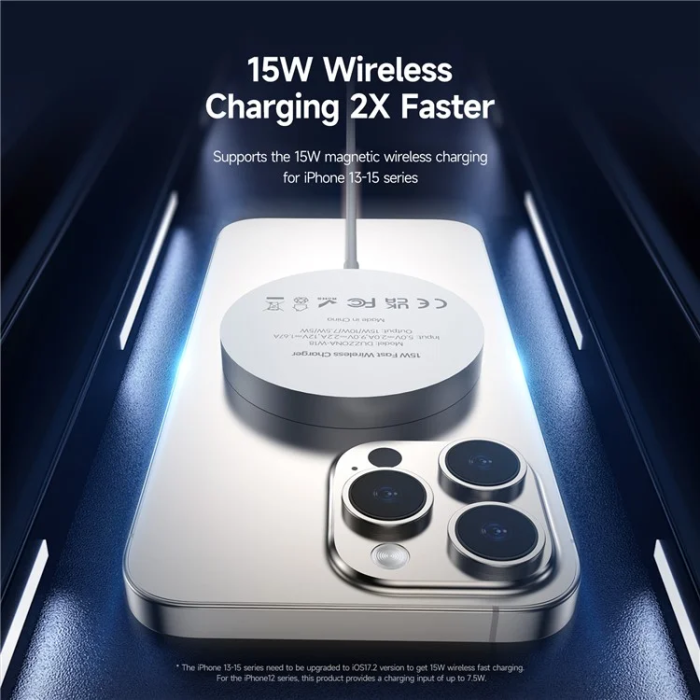 DUZZONA - DUZZONA Qi2 MagSafe Trådlös Laddare iPhone 15W W18