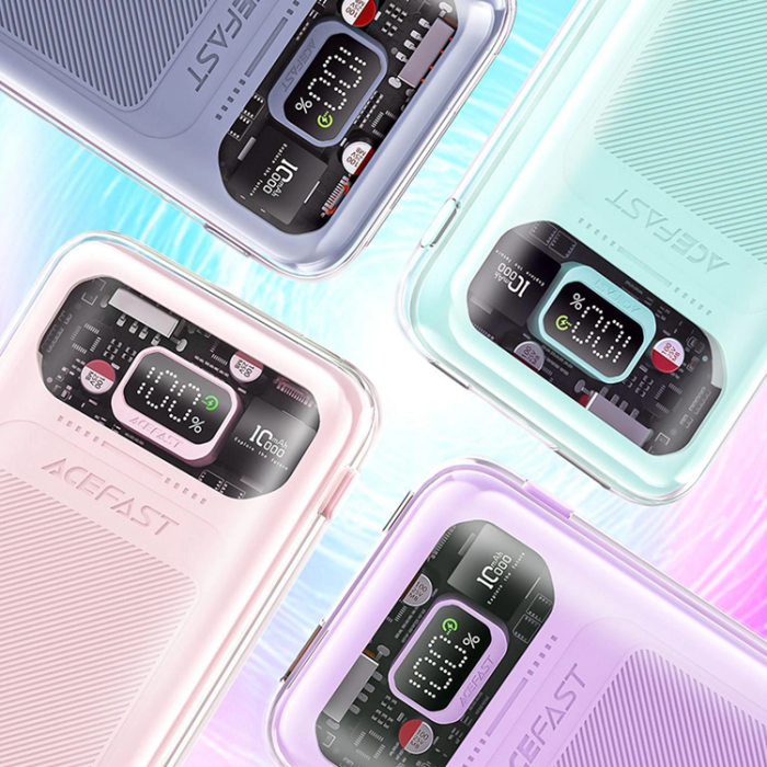 Acefast - Acefast Powerbank 10000mAh 30W Sparkling Series M1 - Grå