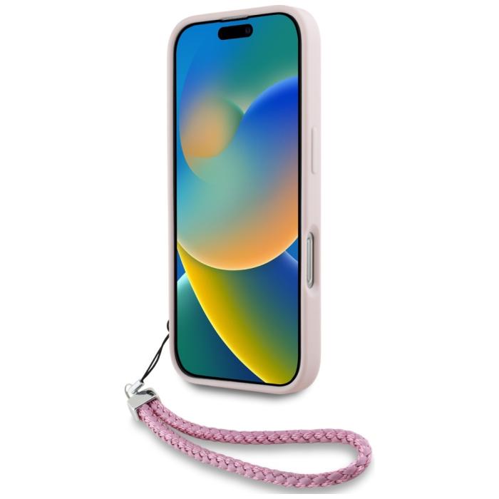 KARL LAGERFELD - Karl Lagerfeld iPhone 16 Mobilskal MagSafe Quilted Logo Strap