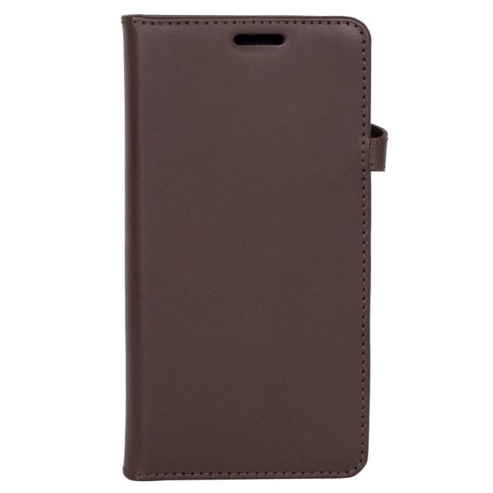 BUFFALO - BUFFALO äkta läder Plånboksfodral Samsung Galaxy S9 - Brun