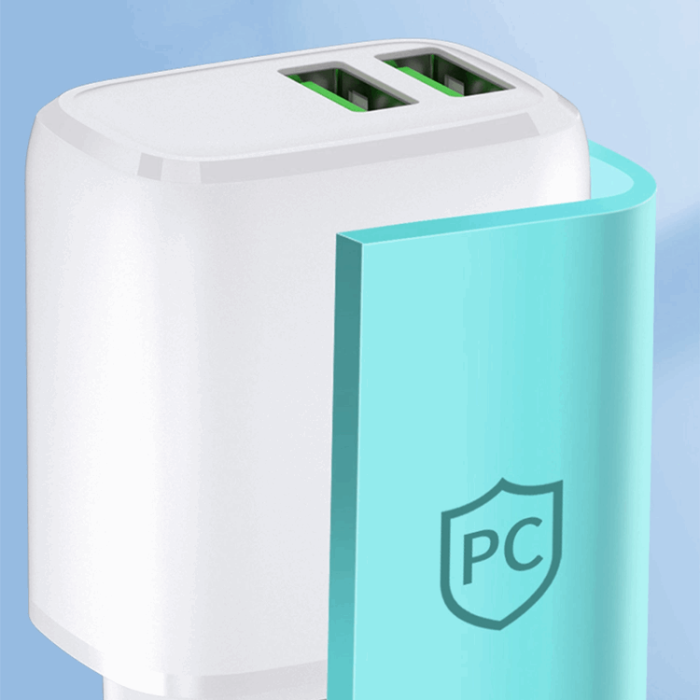 Wozinsky - Wozinsky Väggladdare CUWCW 2.4A 2 x USB-A - Vit