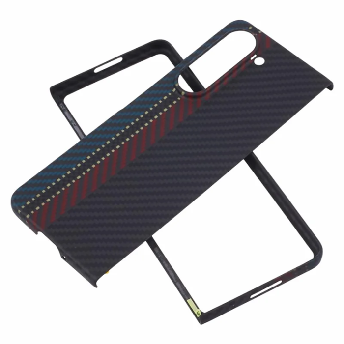 A-One Brand - Galaxy Z Fold 5 5G Mobilskal Aramid Fiber 1500D - Color Stripes
