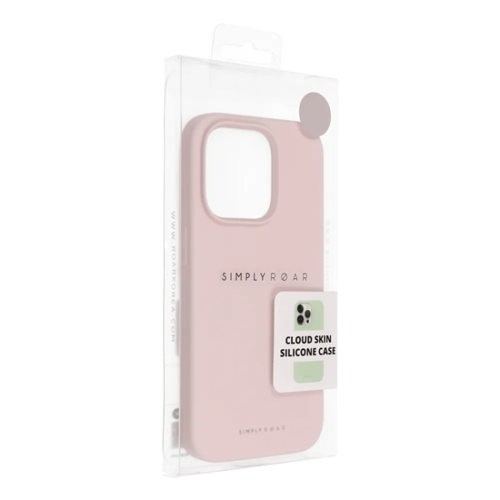 OEM - iPhone 15 Mobilskal Roar Cloud Skin - Rosa