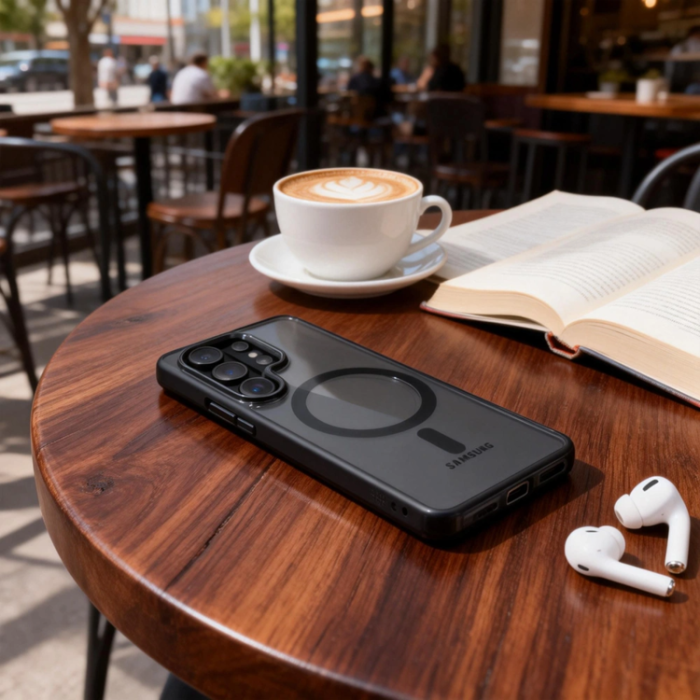 Tech-Protect - Tech-Protect Mobilskal För Galaxy S26 Ultra Magsafe Magmat - Svart/Clear