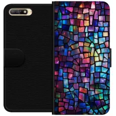 Gustaf - Pl&aring;nboksfodral till Huawei Y6 (2018) med Disco