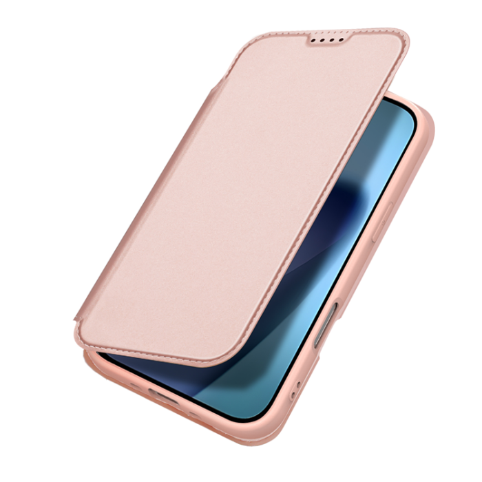 Dux Ducis - Dux Ducis iPhone 17 Air Plånboksfodral Skin Pro Läder - Rosa