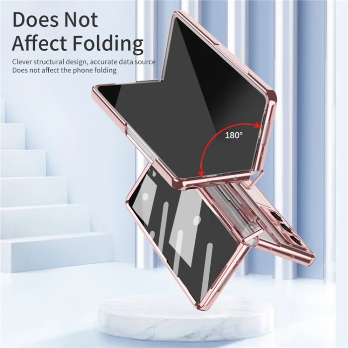 A-One Brand - Galaxy Z Fold 7 Mobilskal Kickstand med Skärmskydd