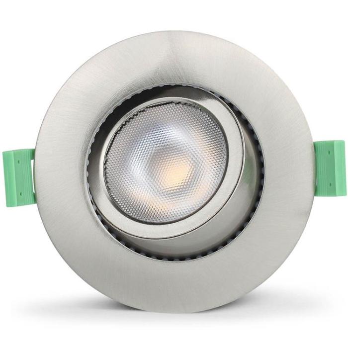 LLITT - LLITT Ellen Infälld downlight Dim-to-Warm 520lm IP65 Borstad stål