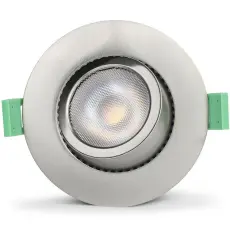 LLITT - LLITT Ellen Infälld downlight Dim-to-Warm 520lm IP65 Borstad stål