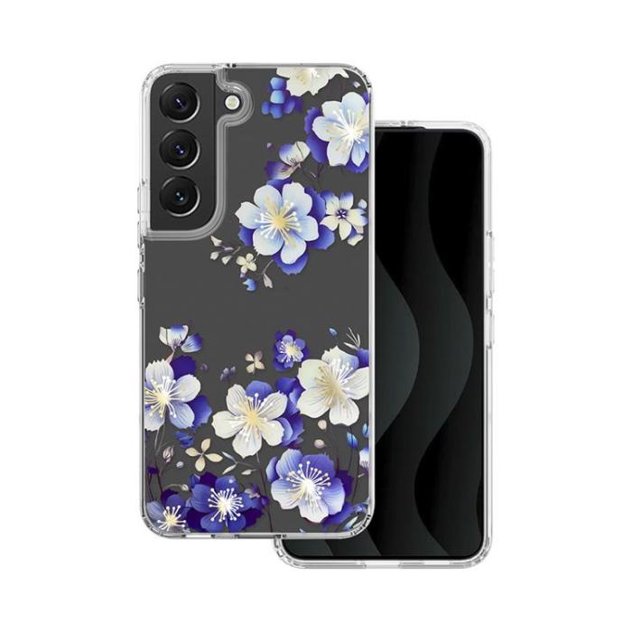 OEM - Galaxy S22 Mobilskal IMD Print - Floral