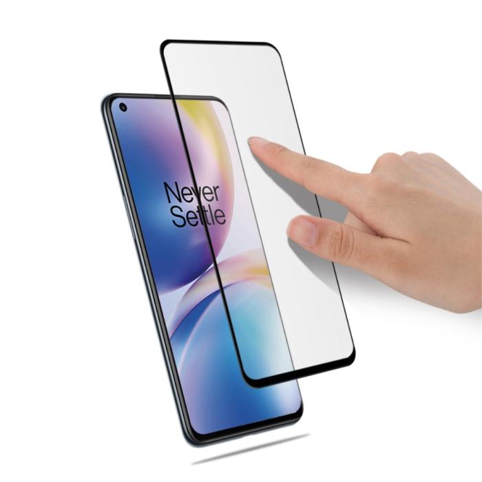 Mocolo - MOCOLO Härdat Glas Skärmskydd Oneplus Nord 2 5G - Svart