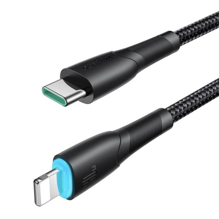 Joyroom - Joyroom Starry USB-C till Lightning kabel 30W 1m - Svart