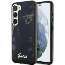 Guess - Guess Mobilskal till Galaxy S23 Plus Golden Marble Collection - Svart