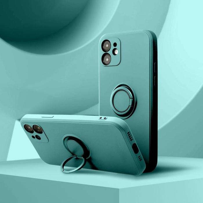 Forcell - Forcell Galaxy A53 5G Skal Silikon Ring - Grön
