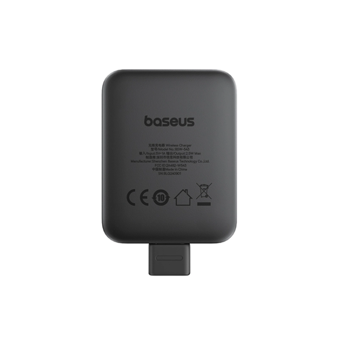 BASEUS - Baseus MagSafe Trådlös Laddare för Apple Watch 2.5W - Svart