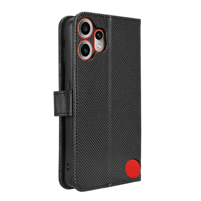 A-One Brand - Nothing CMF Phone 2 Pro Plånboksfodral Diamond Läder - Svart