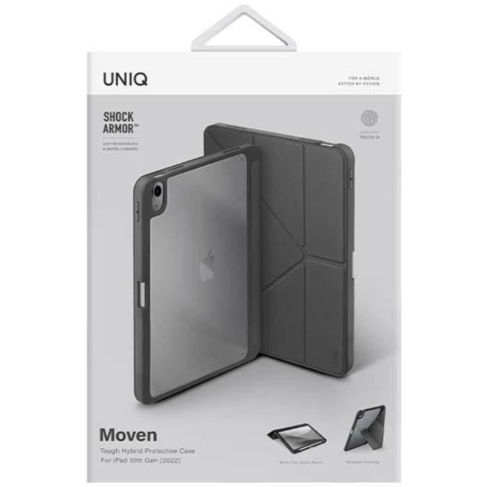 UNIQ - UNIQ iPad 10.9 (2022) Fodral Moven - Grå